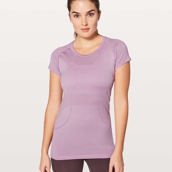 Lululemon Swiftly Tech Short Sleeve Crew Lilac Quartz / Lilac Quartz - Picture 1 of 4